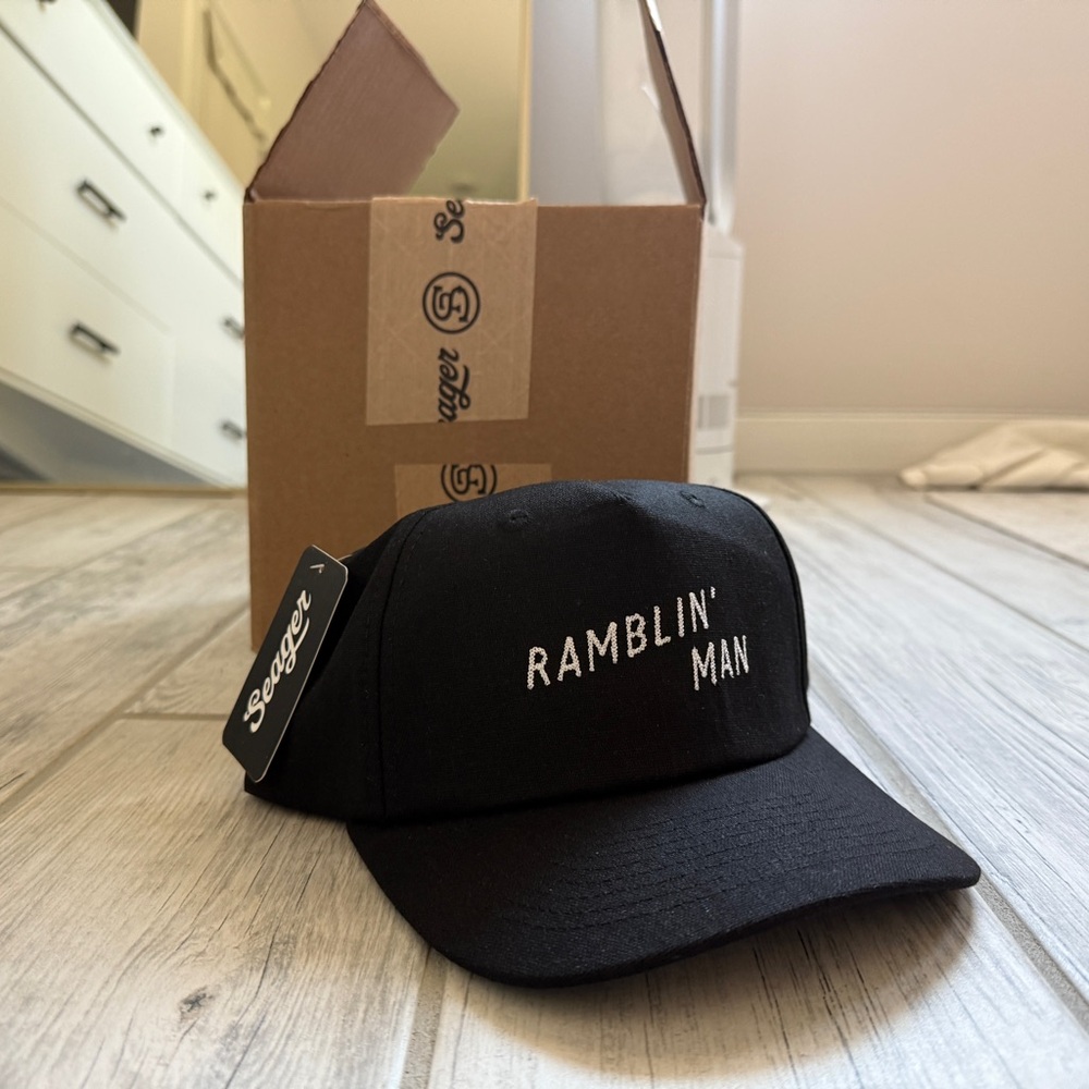 Seager Co, Ramblin' Man Black Hemp Hat